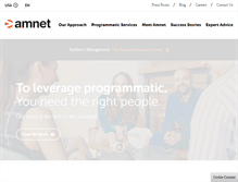 Tablet Screenshot of amnetgroup.com